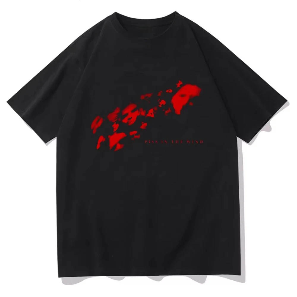 Joji T-Shirt red Graphic Design Piss In The Wind T shirt Summer Harajuku Tee Gothic Men women T-shirt Casual pure Cotton Y2K Top