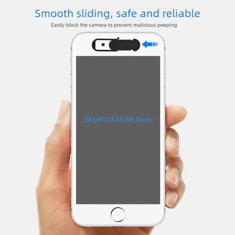 G88D 3 Second Install Camera Privacy Cover Universal Fit For All Screens 0.7mm Not with Residues Adhesive Security