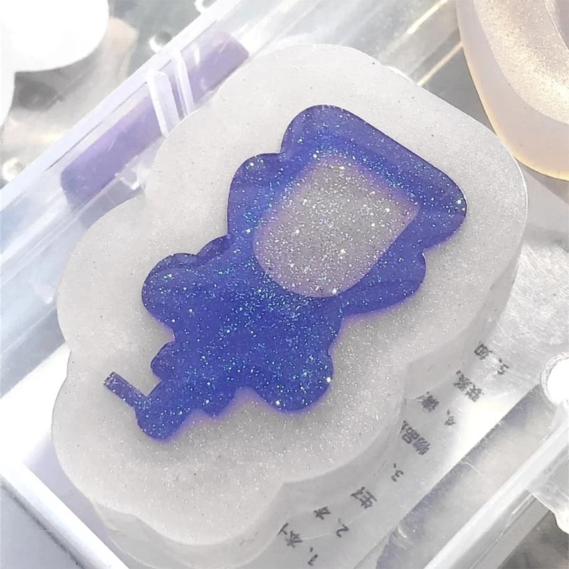 Silicone Resin Mold Sanitizer Bottle Epoxy Casting Mold for Jewelry Making,Craft DIY,Pendant,Keychain Ornament