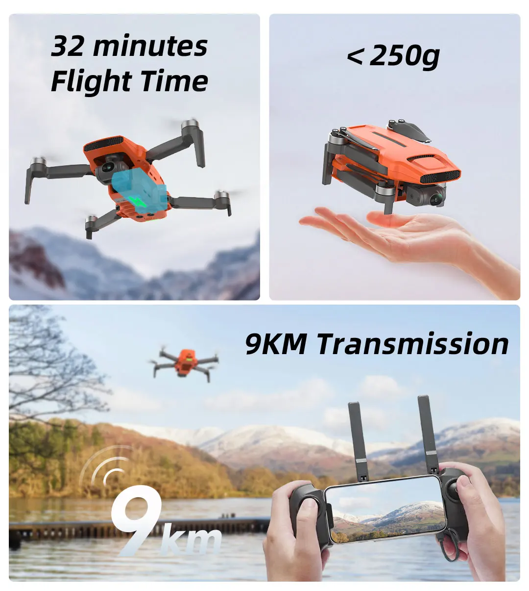 جديد في المخزون FIMI MINI 3 المهنية FPV كوادكوبتر 4K 60fps 48MP 1/2 بوصة الاستشعار كاميرا AI ليلة فيديو 9 كجم مسافة الطيران 3-محور Gimbal 249g C0 الطائرة بدون طيار السنة الجديدة ، مهرجان عيد الميلاد هدية #6