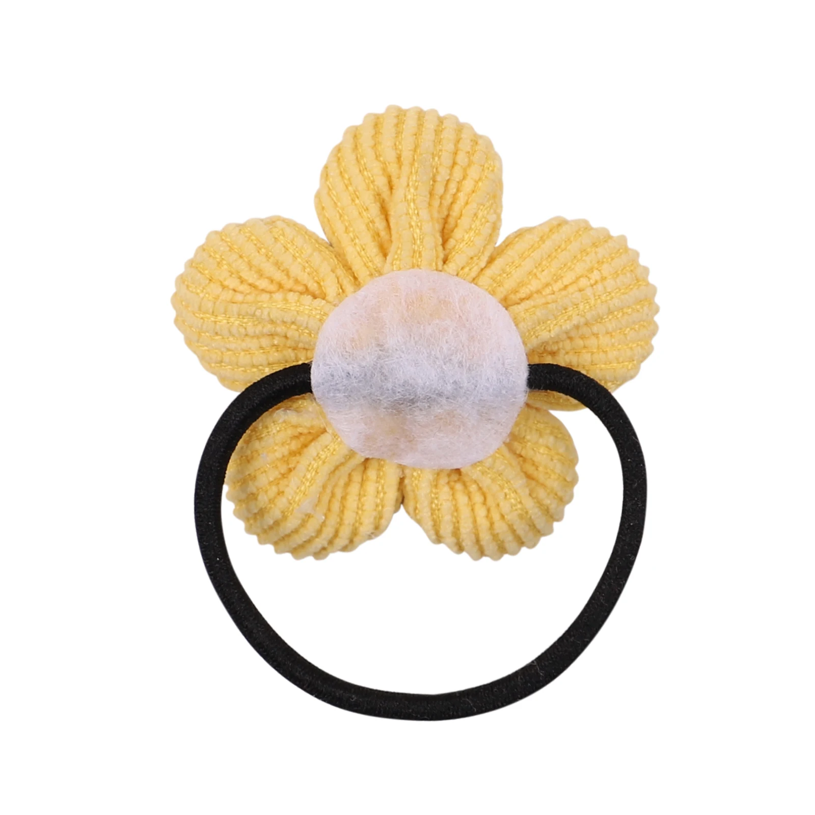 14Pcs/lot Sweet Corduroy Flower Elastic Hair Bands For Cute Girls Rubber Band Hair Ropes Ponytail Holder Kids Hair Accessories