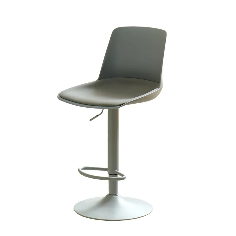 

Nordic Home High Chair Backrest Bar Chair Swivel Lift Restaurant Simple Bar Stool Cash Register Bar Chair