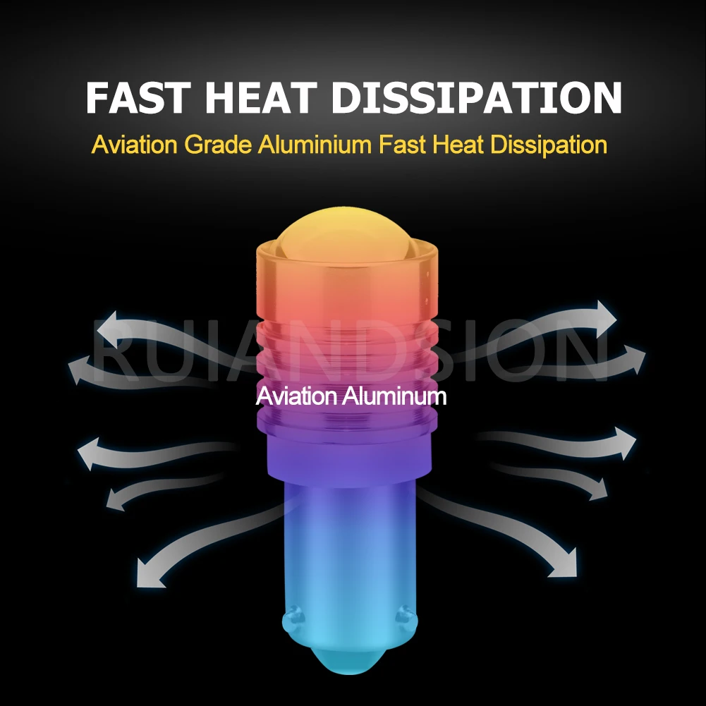 2 قطعة BA9S BAX9S BAY9S H6W T11 T4W مشرق الأبيض Led لمبات السيارات وقوف السيارات أضواء السيارات الداخلية القراءة مصابيح الباب 6000K الأبيض 12 فولت 24 فولت #2