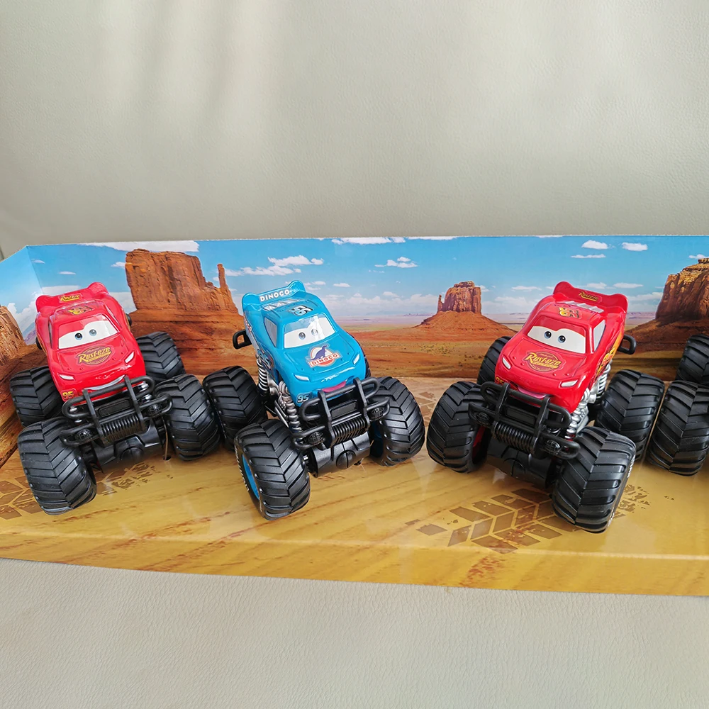 Disney Pixar Cars Set Lightning Mcqueen Figures Jackson Storm Mack Uncle Truck Pull-Back Cars Model Doll Children Toy For Gift