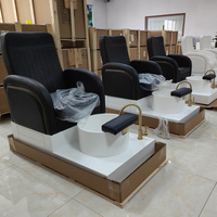 Professional Hairdresser Pedicure Chairs Throne Stand Beauty Salon Manicure Armchair Class Furniture Luxury Recliner Chairs Foot