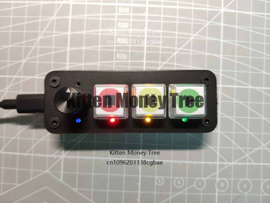 メディア-コントローラー-キーボード-プロフェッショナル-パフォーマンス-コントローラー-3-キー-ノブ-ドライブ不要の音楽再生コントローラー