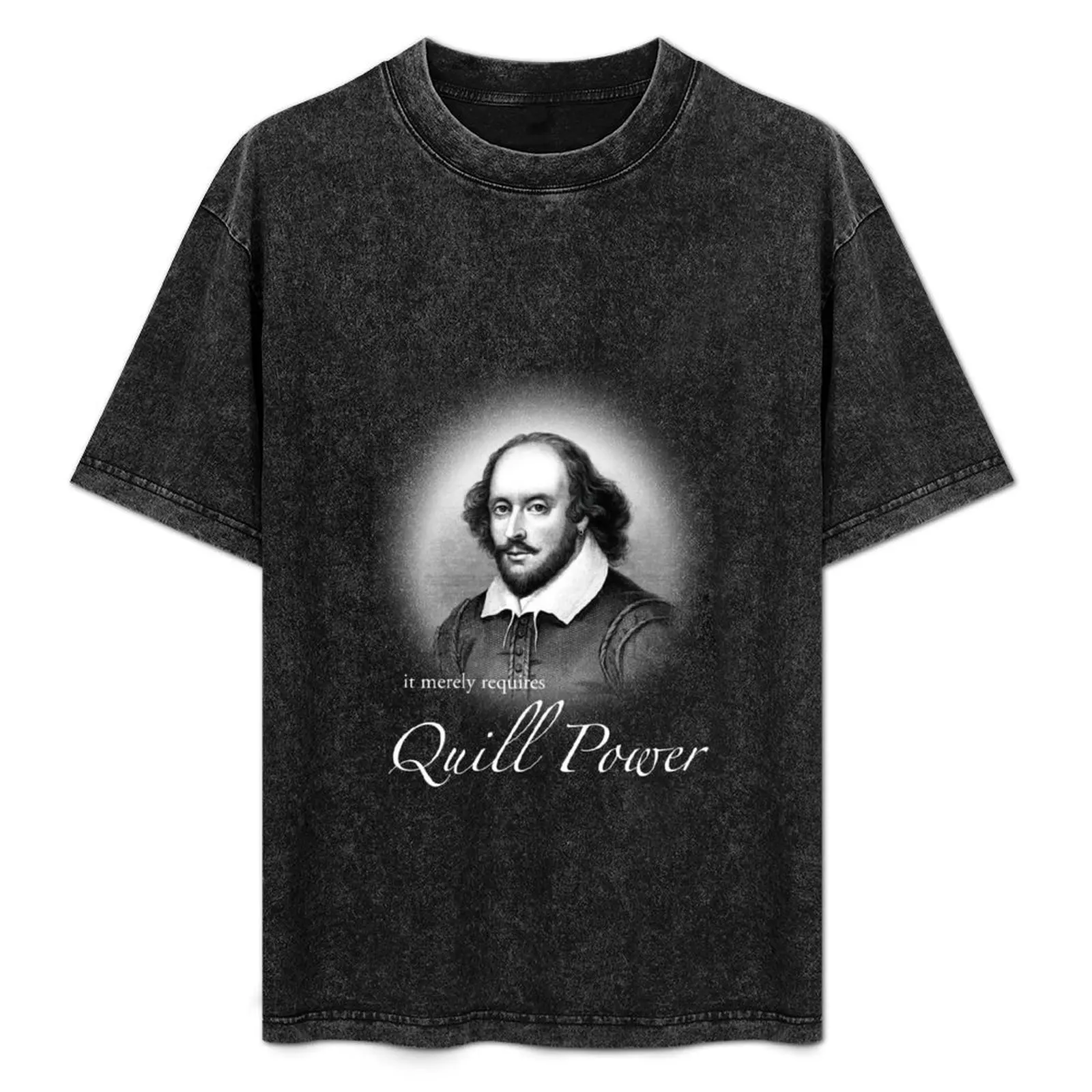 Excruciating Shakespeare Pun – Camiseta Quill Power, camiseta básica de algodón de talla grande
