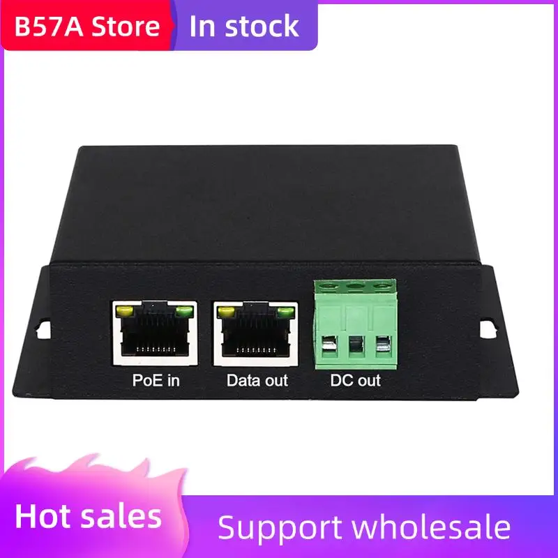 

B57A Industrial Home Isolated Poe Gigabit Splitter High Power 12V/24V Output Support IEEE802/3AF/AT/BT 60W
