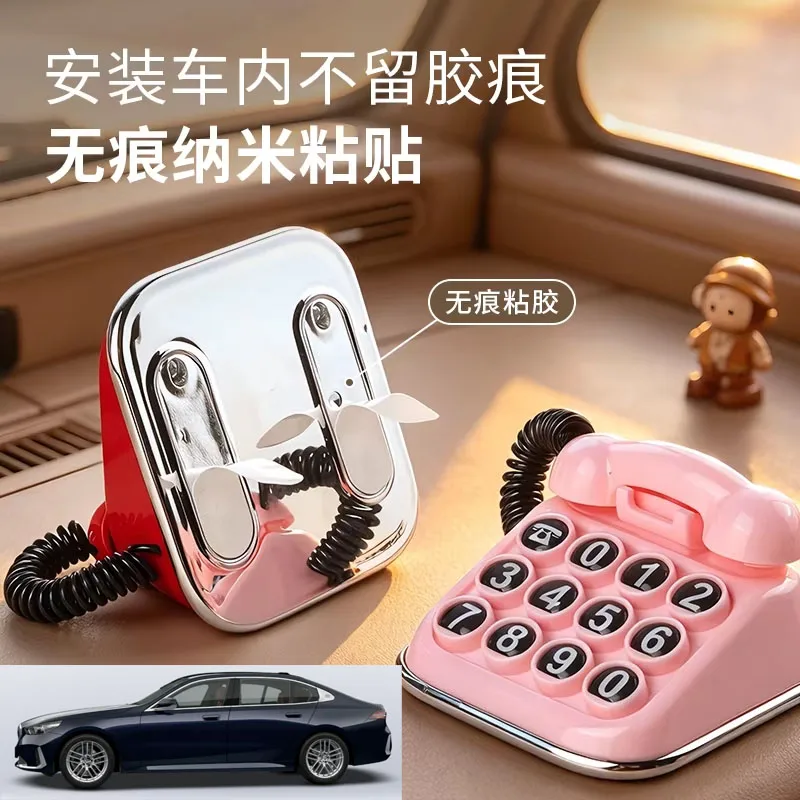 FOR BMW Parking Number Plate, Creative Car Moving Sign, Car Phone Number Sign, Hidden Number Design, Car Interior Decoration