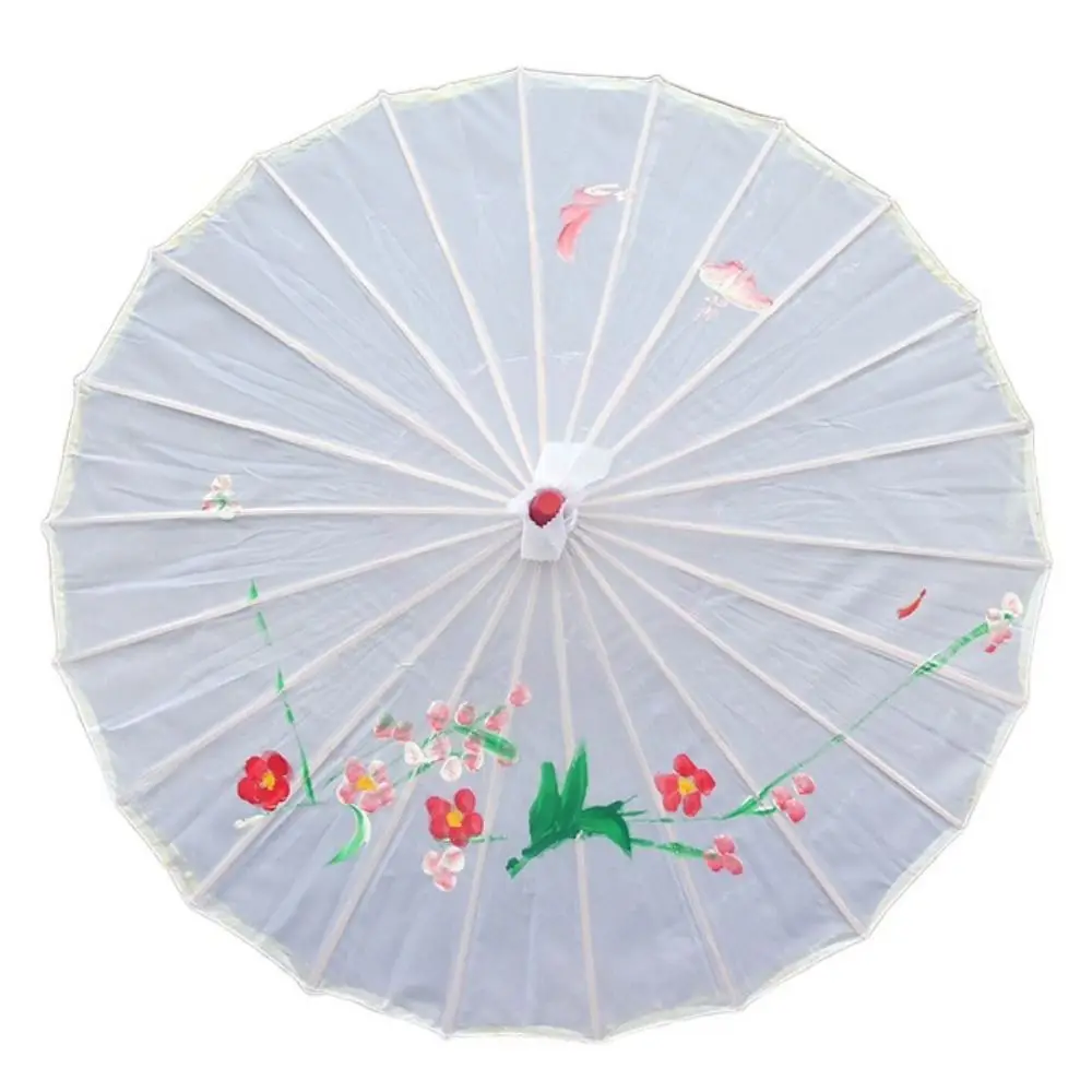 

Silk Chinese Art Umbrella Chinese Traditional Vintage Folding Dance Umbrellas Handmade Hand-painted Flower Oil Paper Umbrella