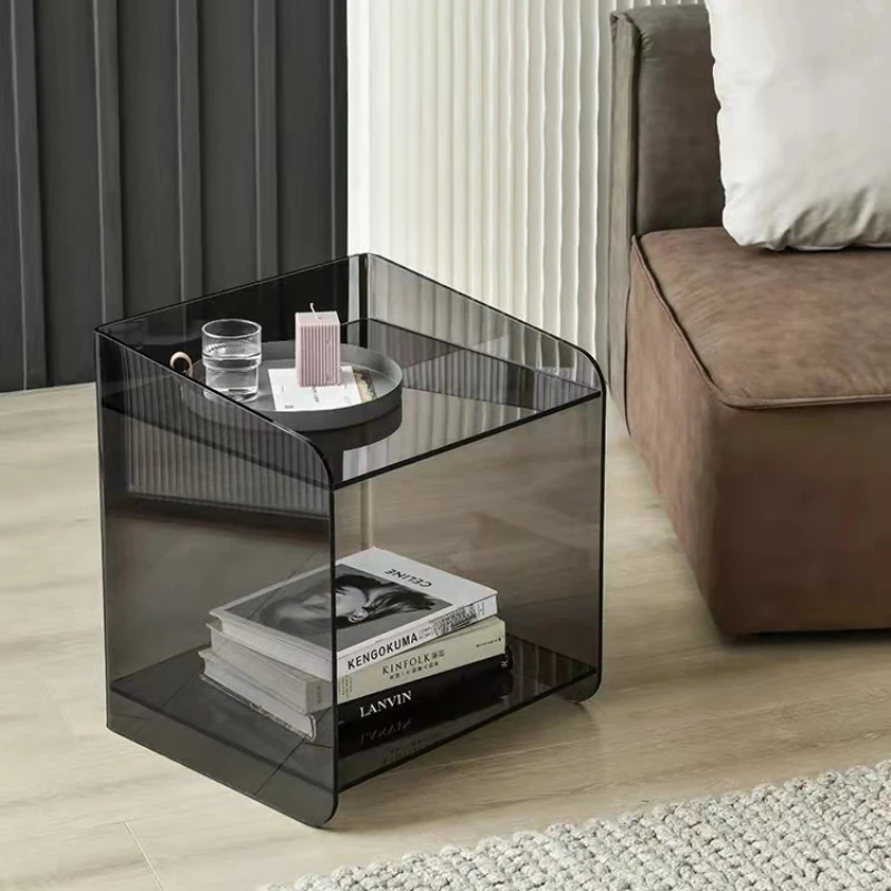 Gamer Cabinet Narrow Bedside Table Nightstands Auxiliary Round Drawer Side Bed Room Open Mesa De Cabeceira Cabinet Coffee Tables image 6
