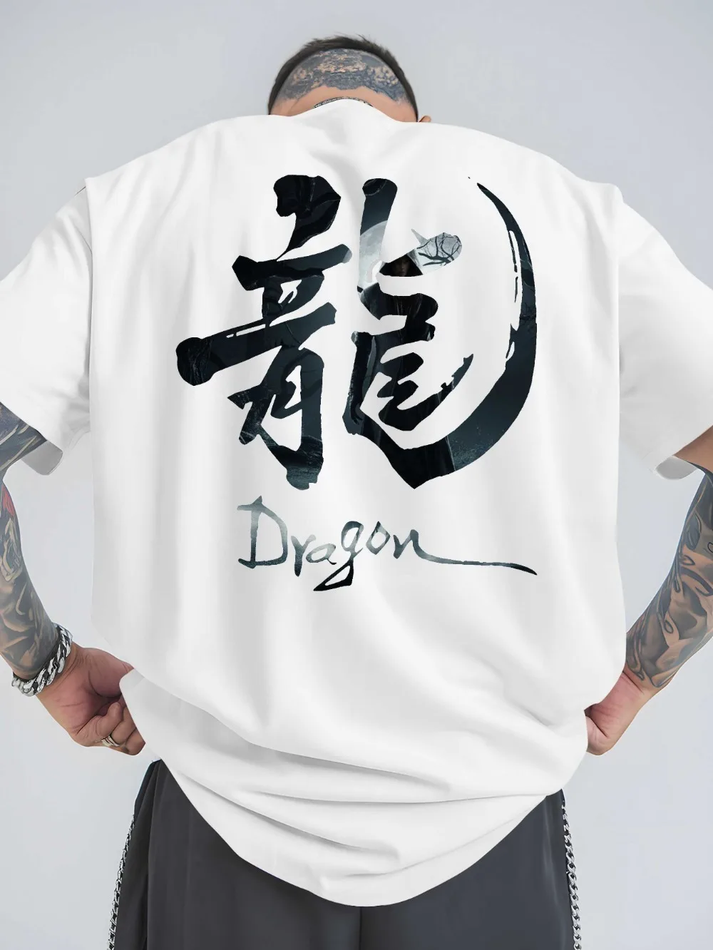 Gulong Totem 3D-Druck Sport Schnelltrocknend Atmungsaktiv Herren T-Shirt Sommer Outdoor Street Fashion Casual Harajuku Y2K Eltern-Kind-Kleidung – Detail 6