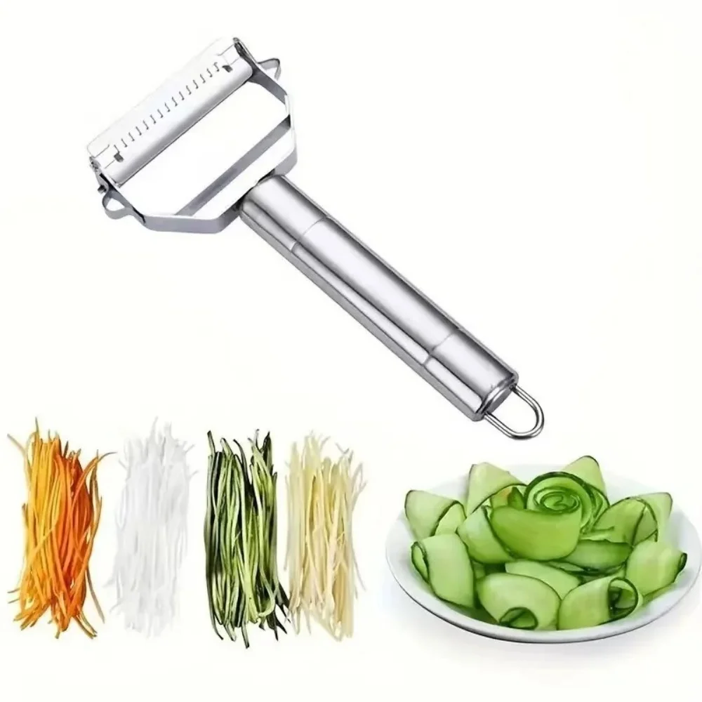 Multifunction Peeler Stainless Steel Peeler High Quality Double-Head Paring Knife Fruit Vegetable Peeler Household Kitchen Tool