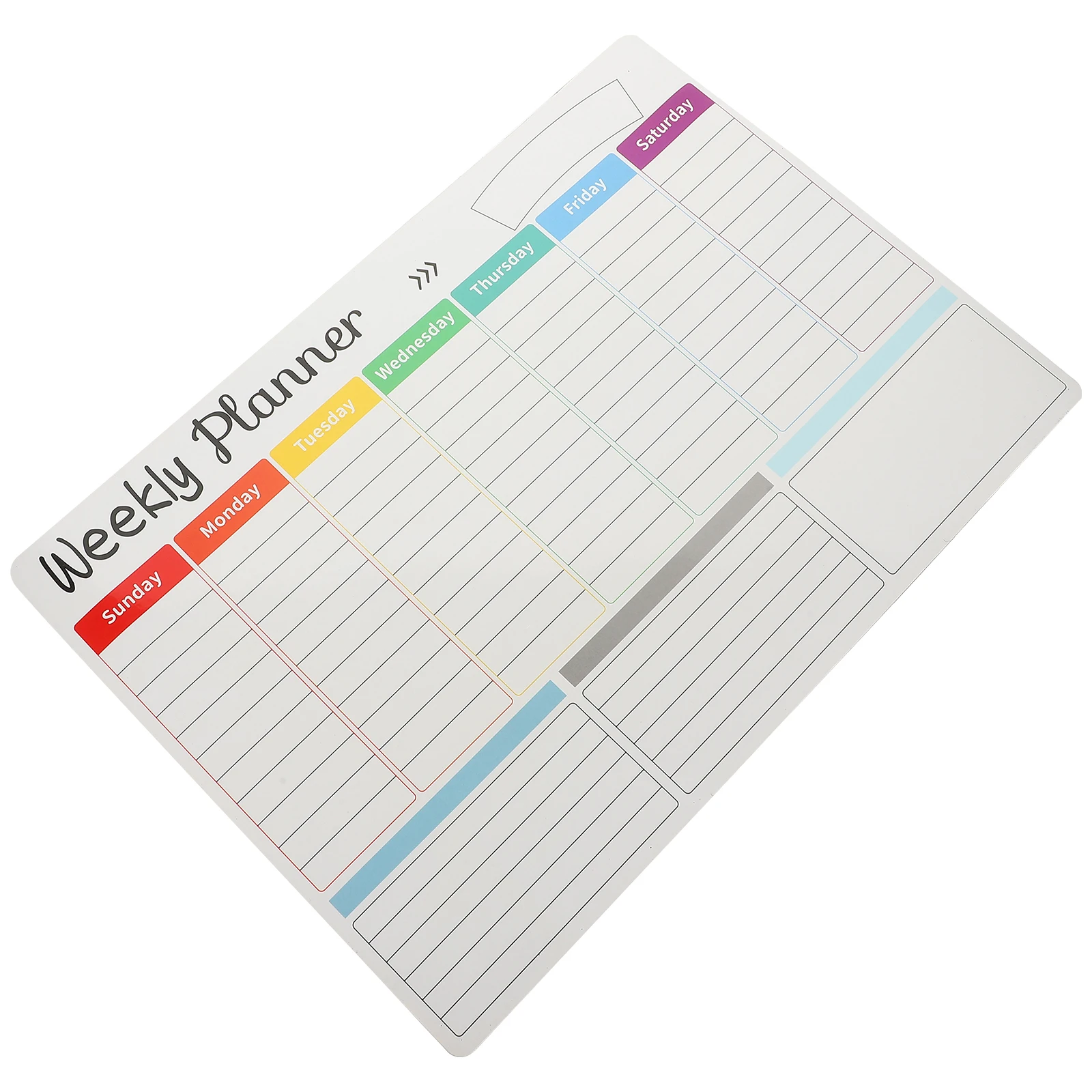 

White Board Calendar Stickers Fridge Refrigerator Dry Erase Magnetic Month Planner A3 Weekly Kitchen Portable Reusable Schedule