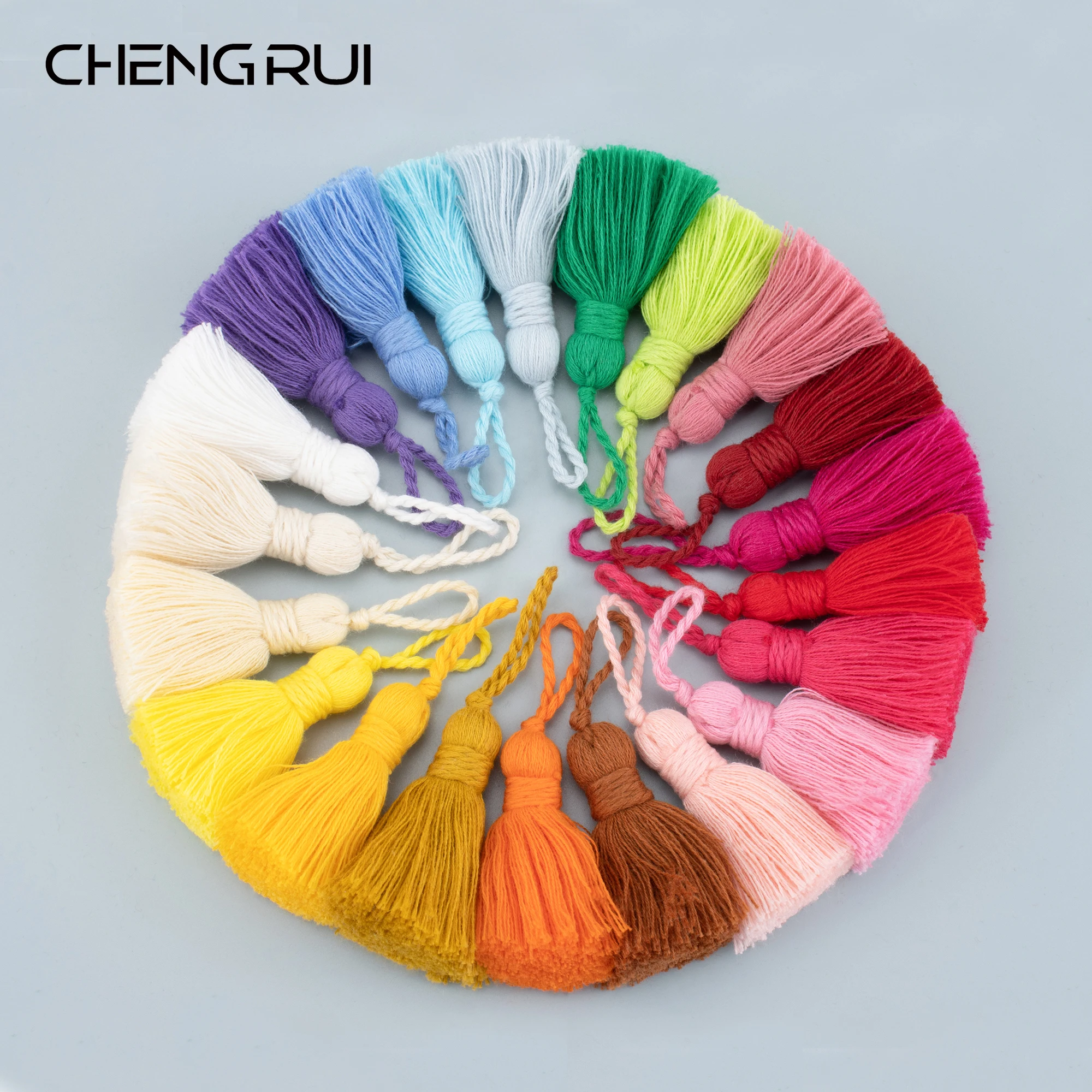 CHENGRUI   L239,5cm,tassel,cotton fringe,Ornament material,hand made,jewelry accessories,earring findings,4pcs/bag