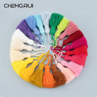 CHENGRUI   L239,5cm,tassel,cotton fringe,Ornament material,hand made,jewelry accessories,earring findings,4pcs/bag