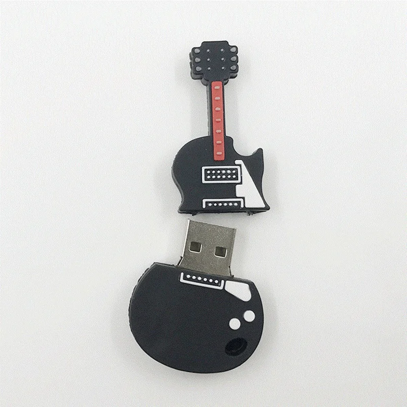 USB 2.0 U Disk Flash U Disk Electric Memory Stick Guitar Model USB 2.0 Flash Drive Storage Thumb Pen