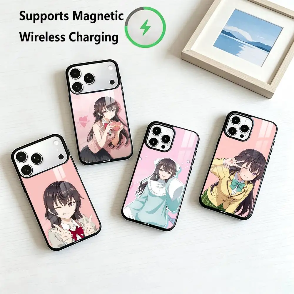 R-RoshiDere Alya Yuki  Phone Case For iPhone17,16,15,14,13,12,11 Plus,Pro Supports Magnetic Wireless Charging Gift