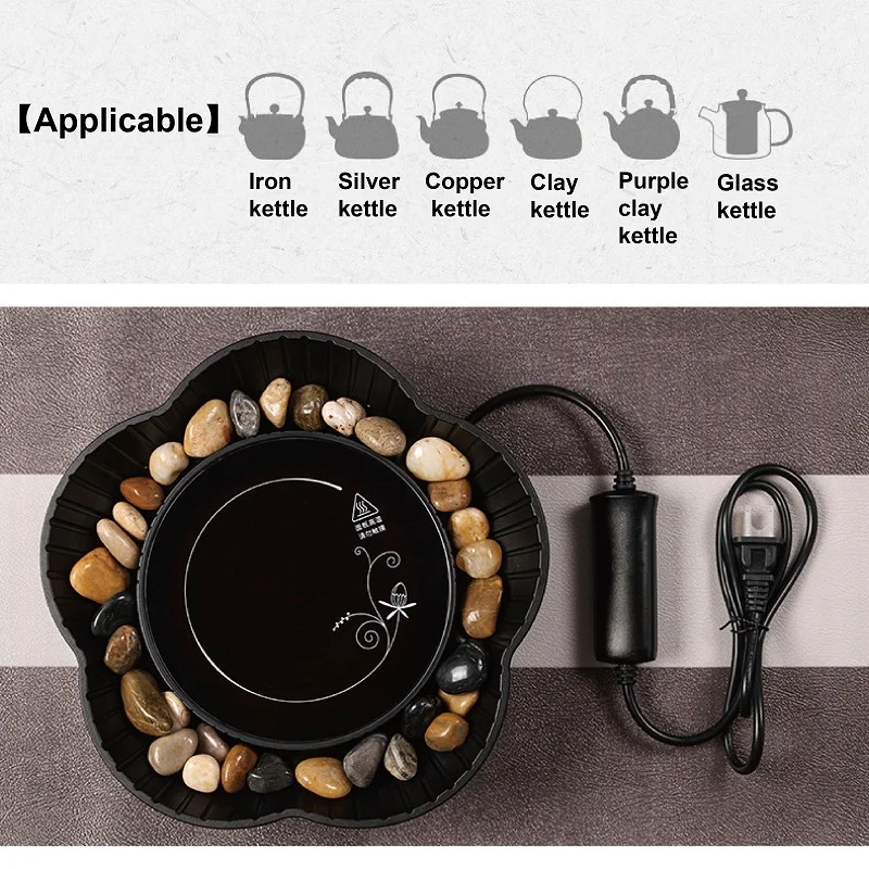 Stove Tea Maker 3 Gear Adjust  Tea  Indoor Surrounding Stove Tea Maker Heating  Set 1000W