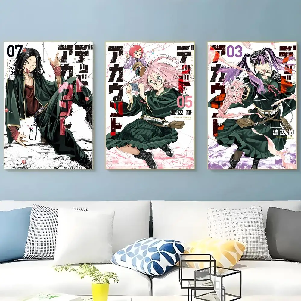 Supernatural Thriller D-Dead Account Poster Creative Indoor Decorative Artwork & Modern Home Decor