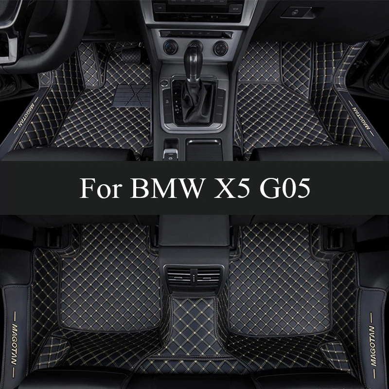 

Car Floor Mats For BMW X5 G05 2019~2022 Carpet Leather Mat Floor Luxury Durable Rug Auto Interior Parts Car Accessires