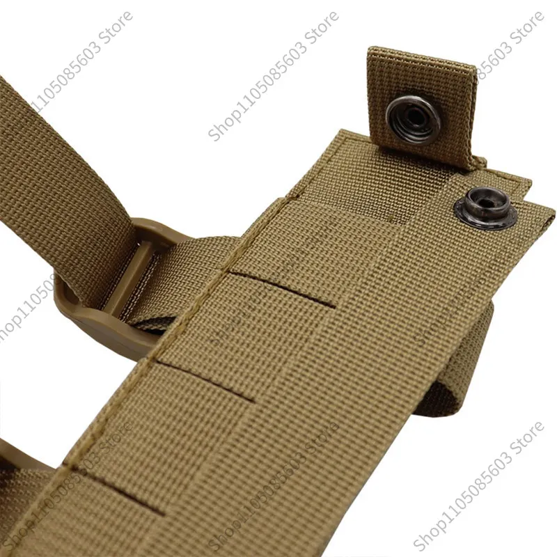 Outdoor Lashing Strap Waist Carry Holder Strap for Flashlight K Sheath, Shovel, Backpack Attachment Accessory