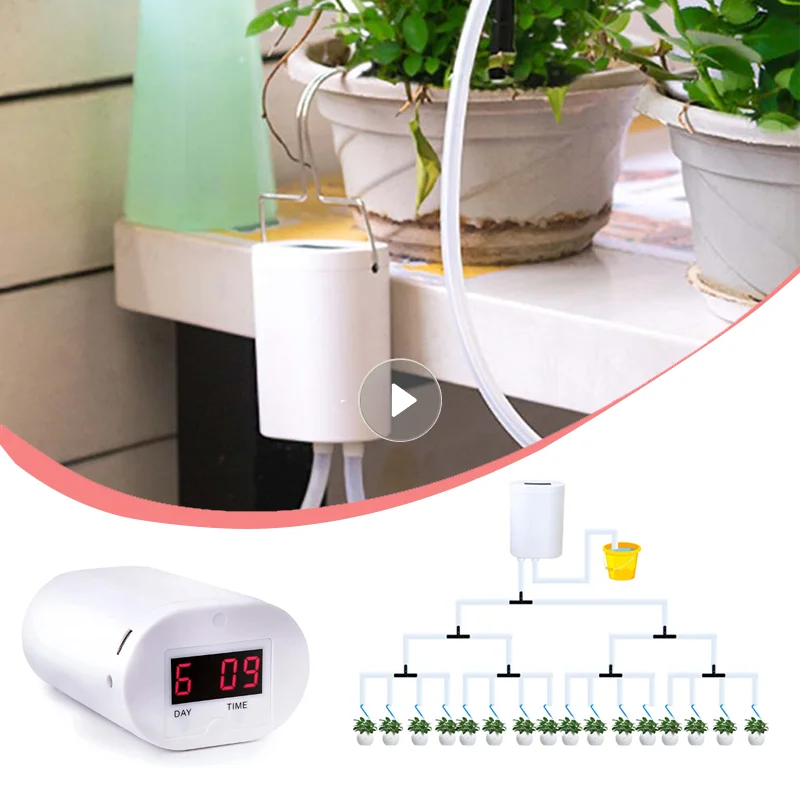 

Intelligent Garden Automatic Watering Pump Controller Indoor Plants Drip Irrigation Device Water Pump Timer System Solar Energy