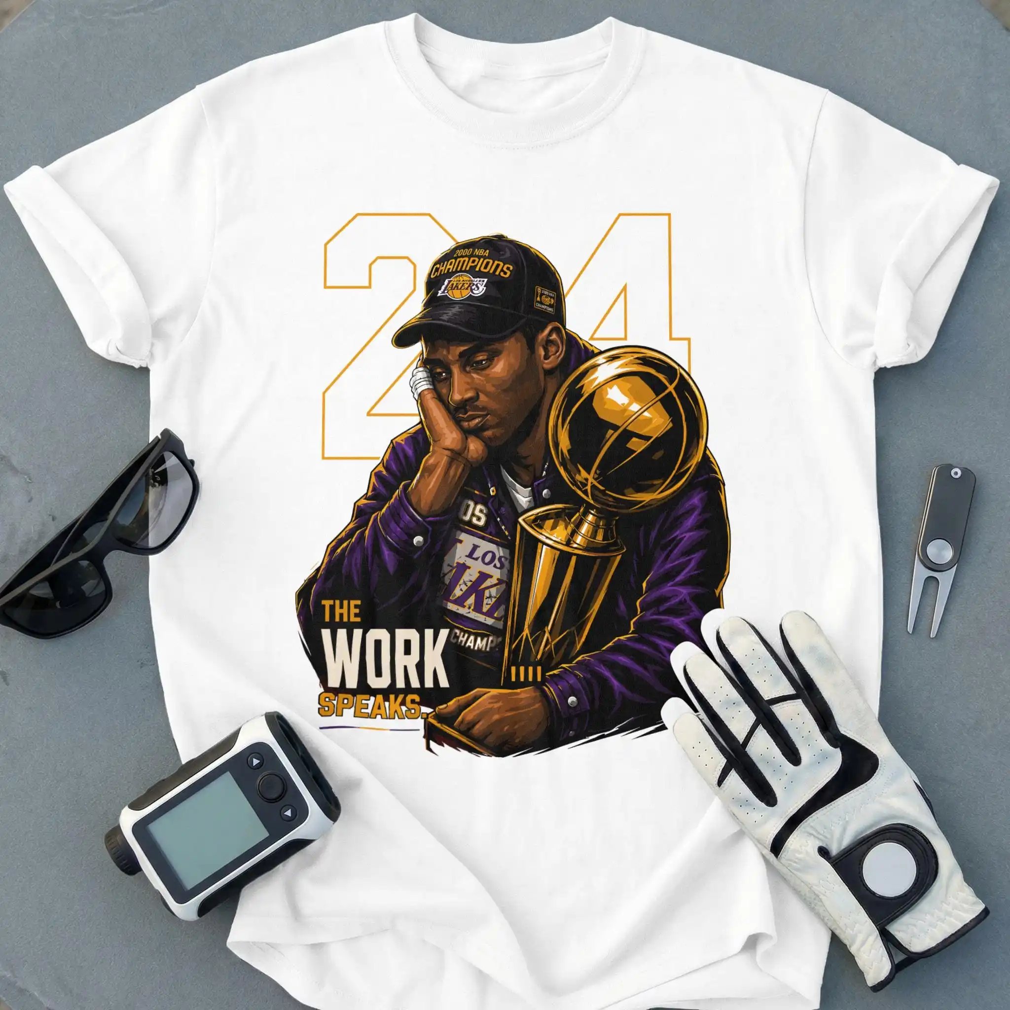 Kobe Bryant Mamba Art Black Funny Legend Tribute Graphic T-Shirt, Iconic Vintage Sports Athlete Fan Gift Apparel Tee
