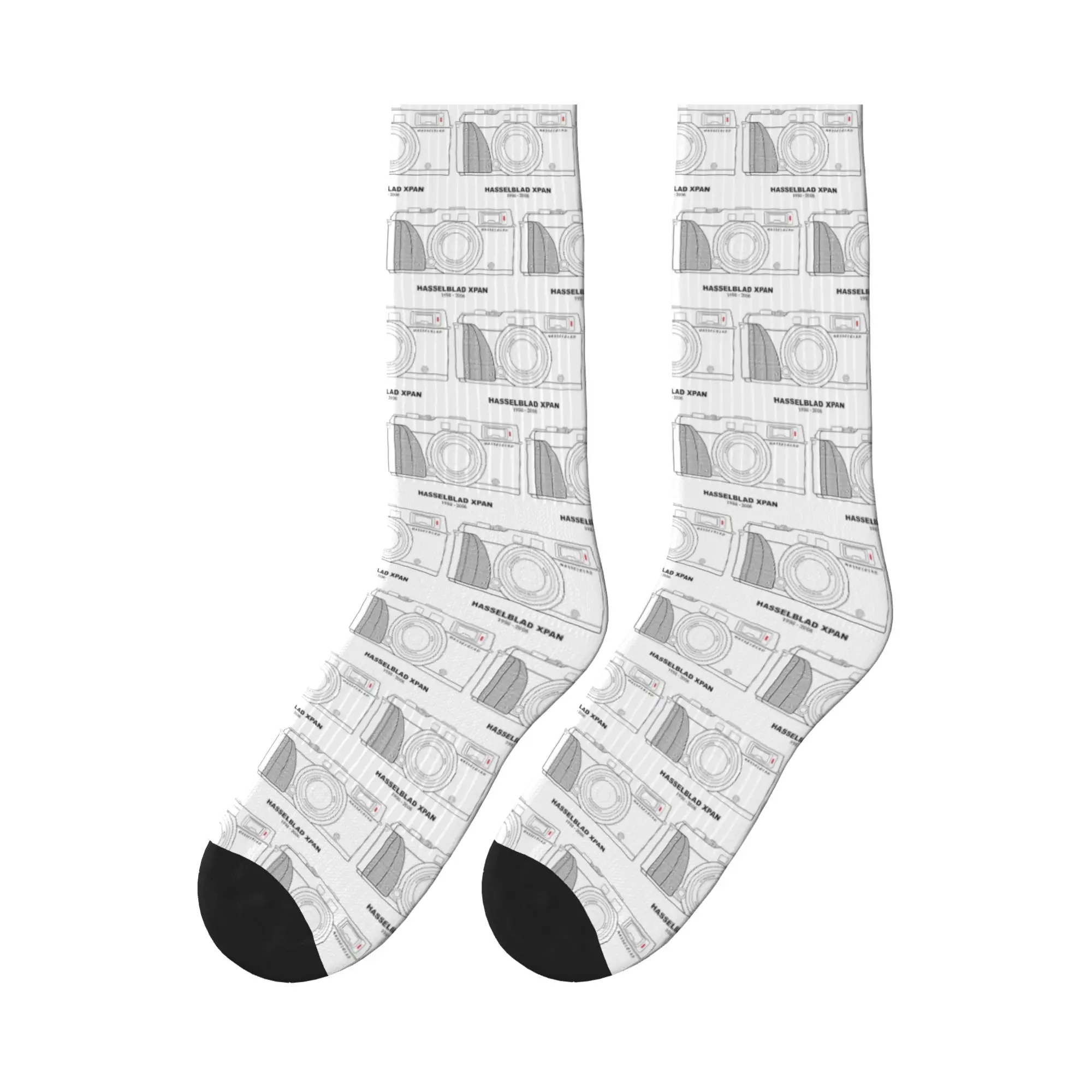 

Спортивные носки с винтажным принтом Hasselblad XPan, всесезонные длинные носки для мужчин и женщин, подарок на день рождения