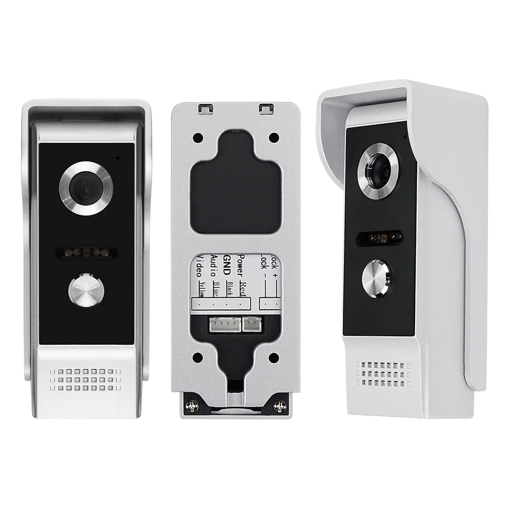 Wired Video Intercom System Video Doorbell Door Bell Visual Hands-free Two-way Audio Color Camera with Night Vision for Home