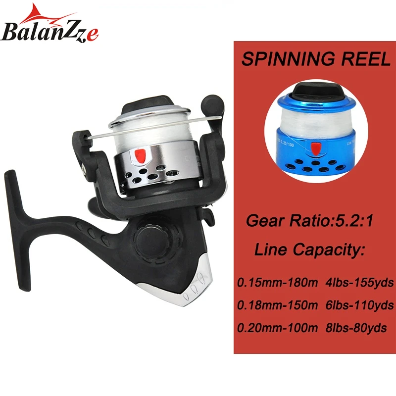 

Balanzze Saltwater Ultralight Spinning Reel Fishing 5.2:1 Carp Large Diamerer Line Roller Casting Wheel Vessel Bait