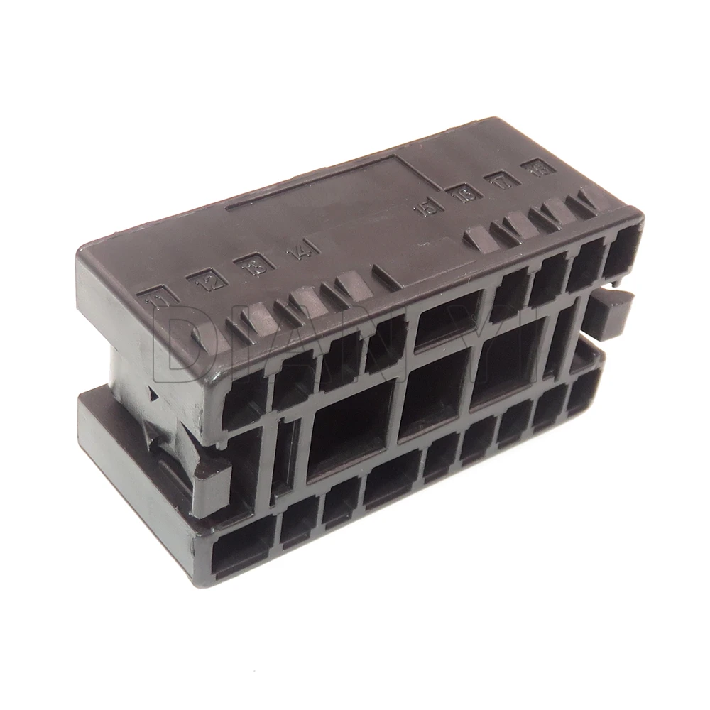 1 Juego de conectores sin sellado de Cable automático de 17 vías con enchufe compuesto de faro de coche 1J0972999 para VW