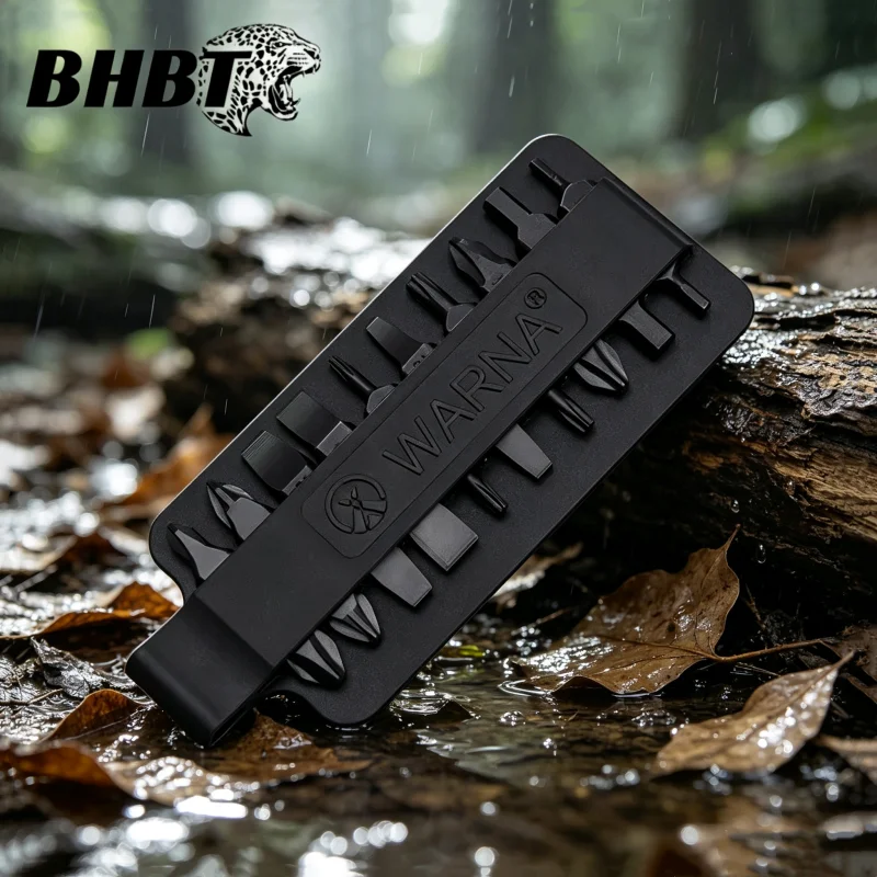 BHBT 10PCS/Set Double-Headed Flat Screwdriver Bit S2 Alloy Steel Accessory Kit for NexTool Pocket Tool E1 Captain Multi Tool