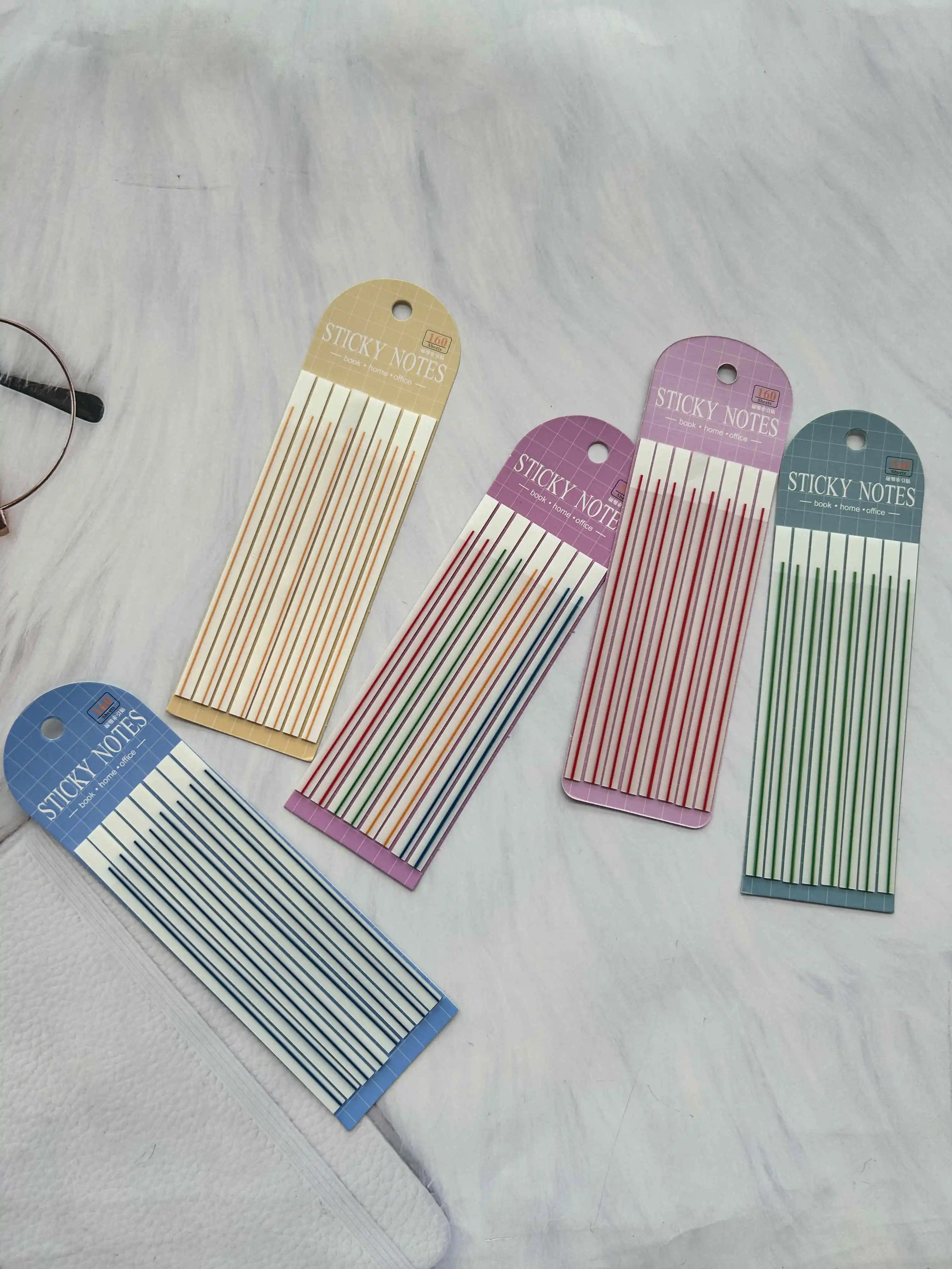 5 Pack 800 Pcs Page Markers Sticky Note Page Labels, Reusable File Index Sticker Tabs, Waterproof File Flags, Morandi Stickers