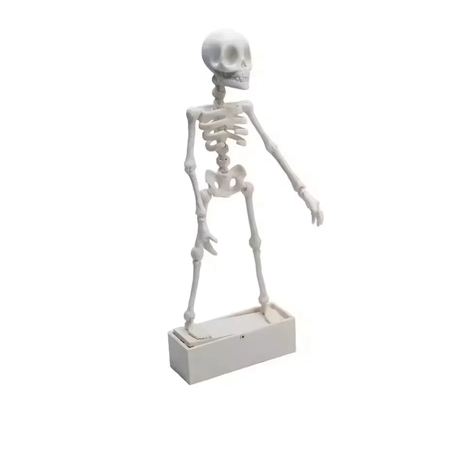 Blasenbetriebenes Bewegliches Tanzendes Skelett-Ornament, Lustige Halloween-Aquarium-Dekoration für Süß- und Salzwasser-Aquarien – Detail 8