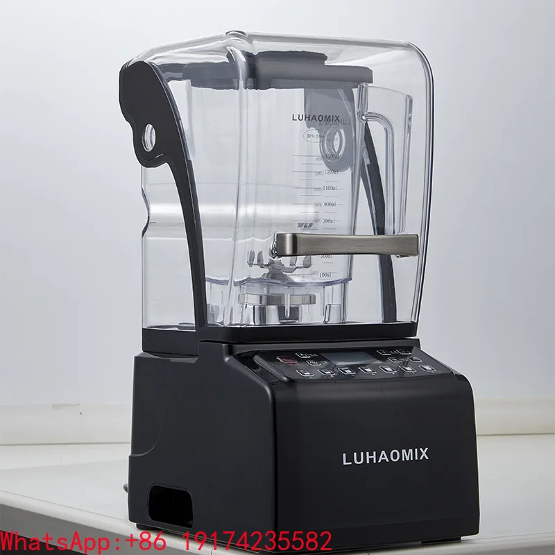 

Commercial Automatic Ice Crusher Lid Sound Insulated Tea Extraction Machine for Milk Tea Shop featuring Core Motor Component