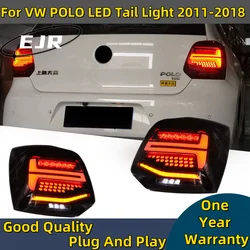 Car TailLights For VW POLO LED Tail Light 2011-2018 Rear Stop Lamp Brake Signal Reverse Automotive Accessories