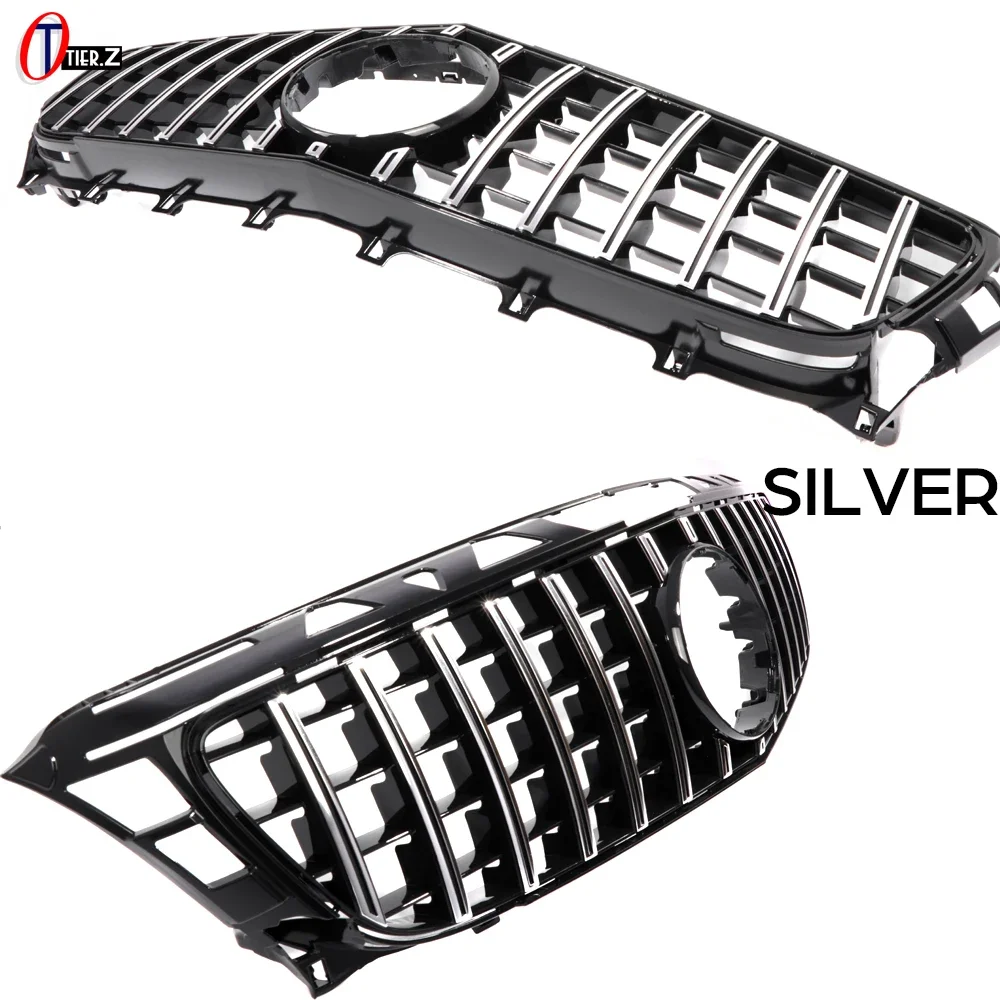 W218 GT Grille Car Front Bumper Racing Grill ABS for Mercedes Benz CLS Class W218 C218 X218 2012 - 2014 CLS400 CLS550 CLS500