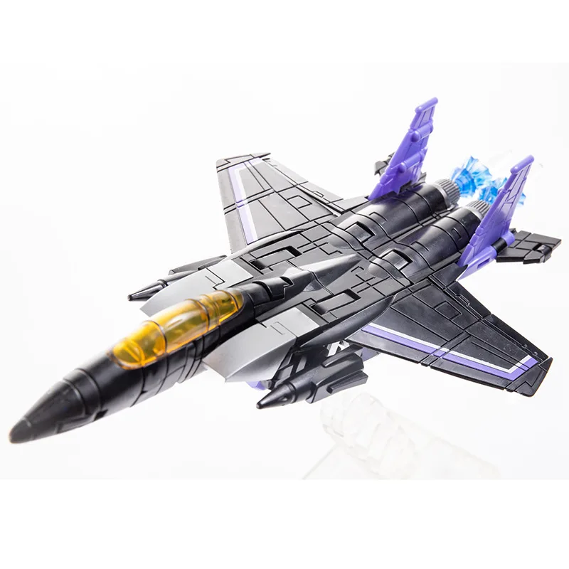 Robot de transformation de jouet pour enfants Jinbao Flying Team Red Spider King Fusion Transformation F15 modèle de guerre de poche à petite échelle