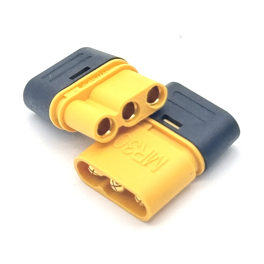 MR30 Male Female Connector Plug Gold-plated with Sheath Housing for RC Lipo Battery Multicopter drones