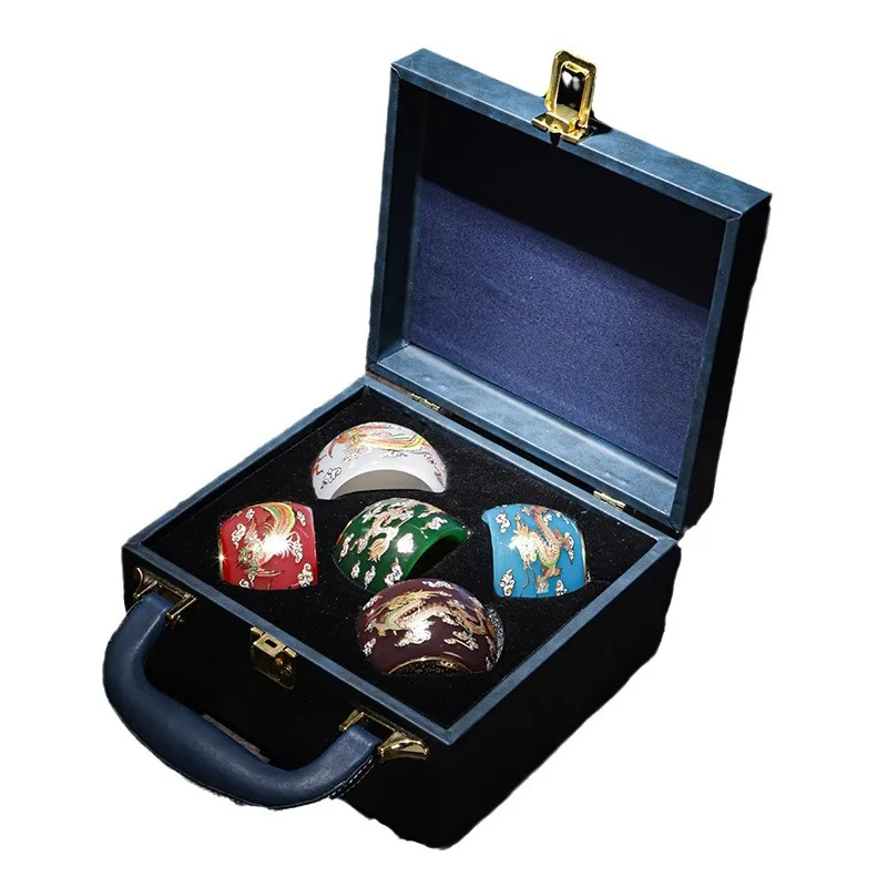 Gift boxed glass jade porcelain teacups personal master cup Kung Fu tea set drink teacups tea cups tea cups gifts. 6
