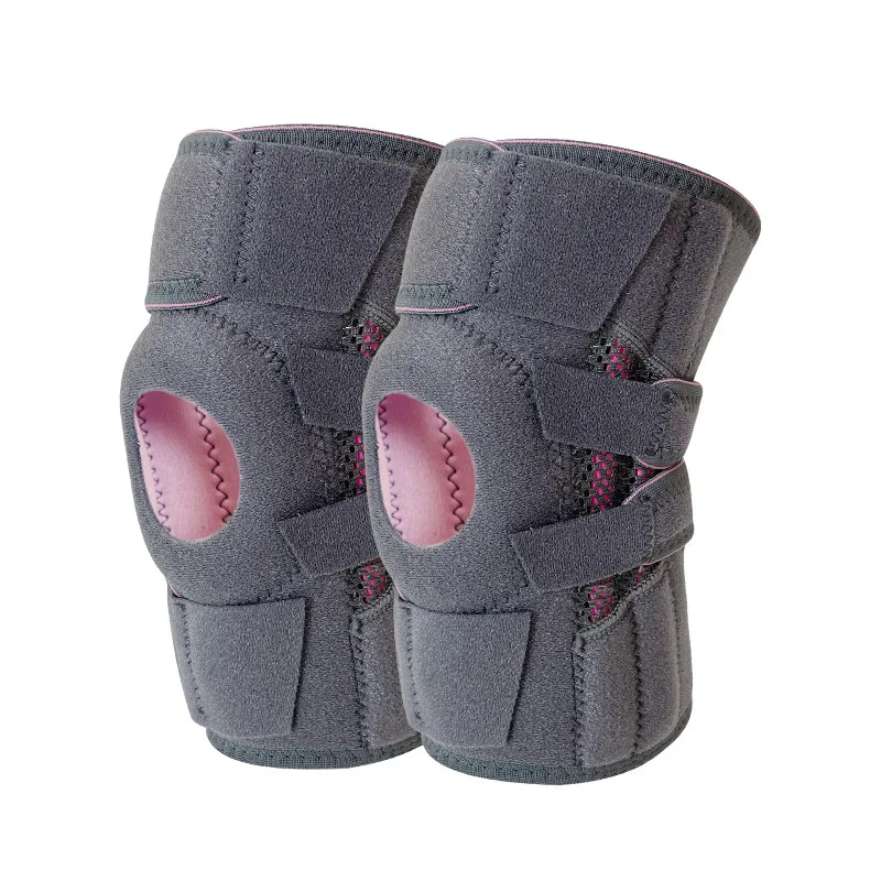 Upgraded Open Mountaineering Knee Pads Patella Strap Spring Nylon Straps Sports Knee Pads Jump Rope Protective Gear