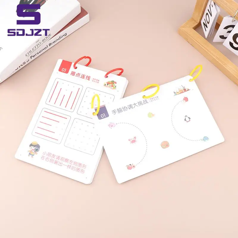 New Children Drawing Education Magical Tracing Workbook Reusable Copybook Pen Control Training Book