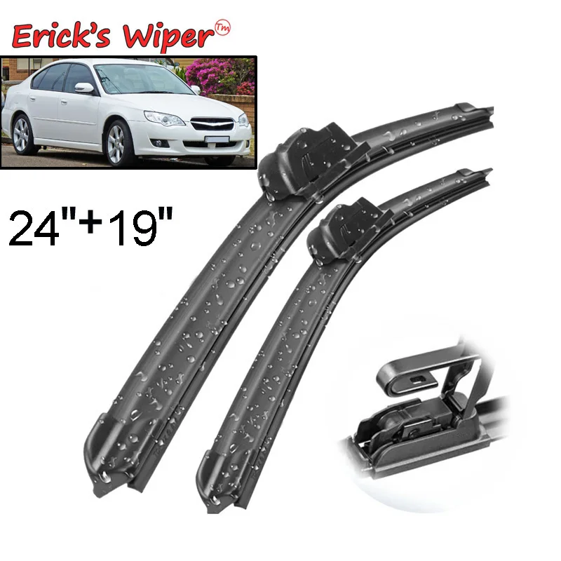 Erick's Wiper Front Wiper Blades For Subaru Legacy BL BP 2003 - 2009 Windshield Windscreen Clean Window Car Rain Brushes 24