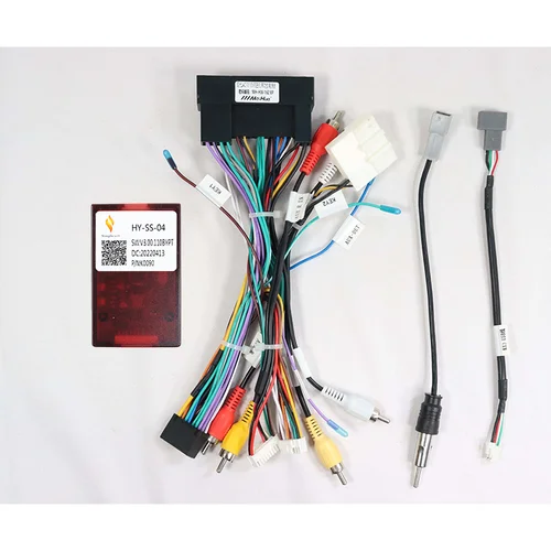 Imagen 2 del producto Decodificador de caja Canbus de radio de coche para Hyundai tucson arnés Cables cableado Pin arnés enchufe Cable de alimentación Android