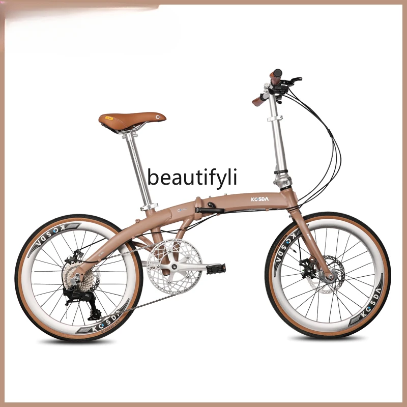 22-Inch Aluminum Alloy Ultra-Light Variable Speed Mother and Child with Baby Portable Adult Folding Bike Women's