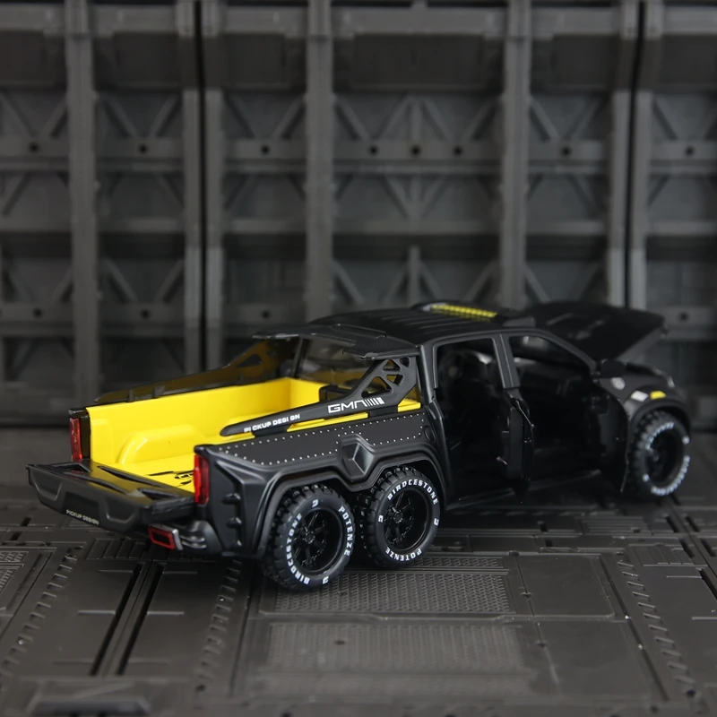 1:28 puertas de modelo de coche de aleación de camioneta Mercedes Benz de simulación y capó de motor, el maletero se puede abrir detalles ricos, mano de obra fina