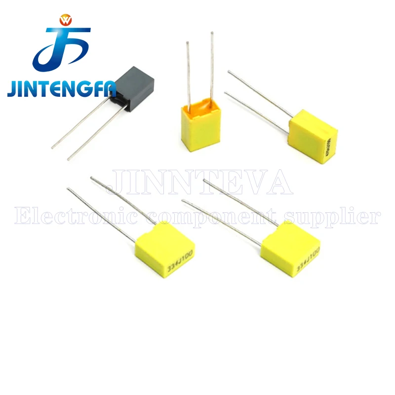 20pcs 100V Correction Capacitor  1nF - 470nF 100nf 220nf 10nf 47nf 22nf 1nf 0.47uf 0.1uf 330nf Polypropylene Safety Plastic Film