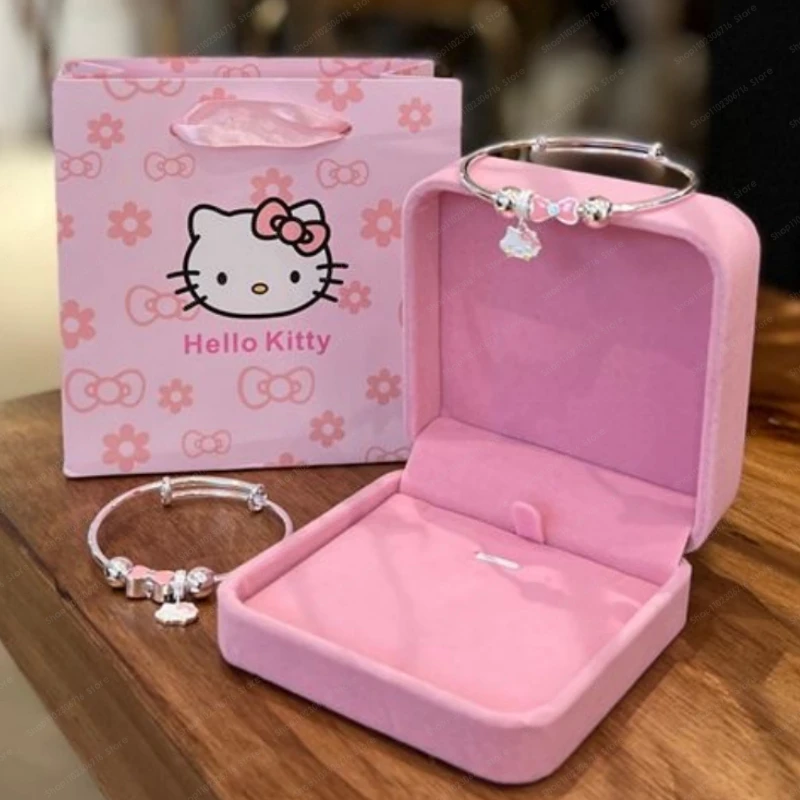 2024 New Hellokittys Y2k Bracelet Kawaii Bracelet Adjustable Pendant Cartoon Fashion Girl Jewelry Birthday Christmas Woman Gift