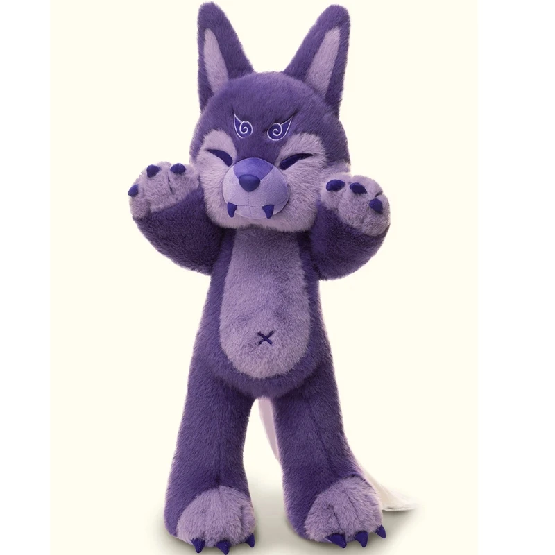 

Encounter Cute Mountain Sea Classic Purple Wolf Plush Toy for Boy Birthday Valentine Gift Trendy Fashion Plush Toy for Men